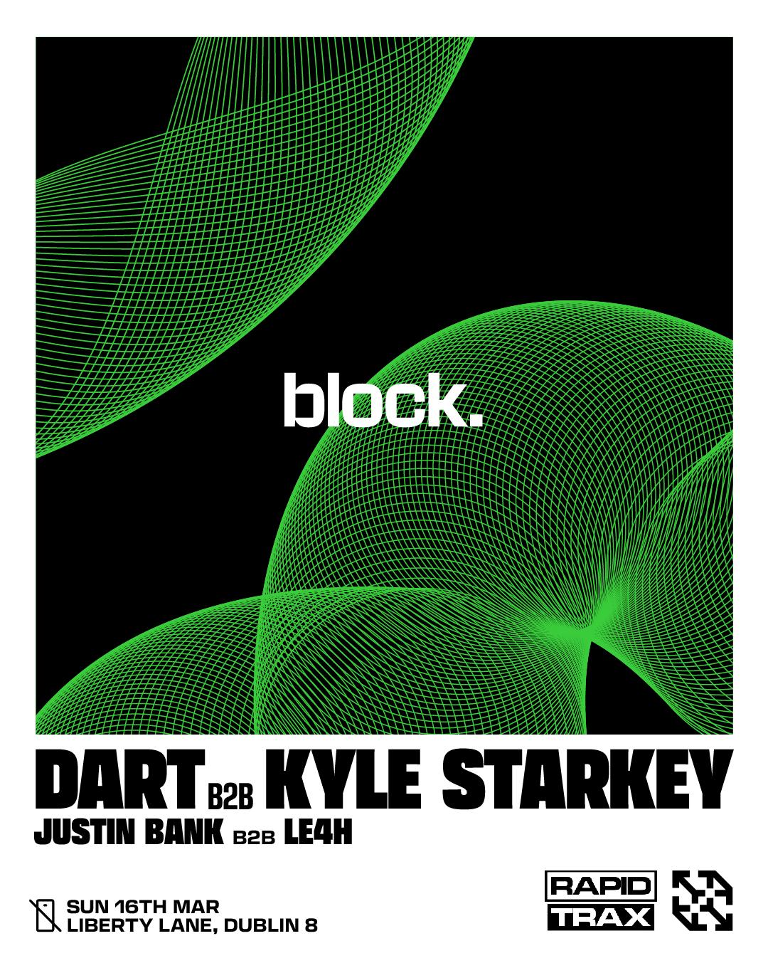 Block. Dart B2B Kyle Starkey