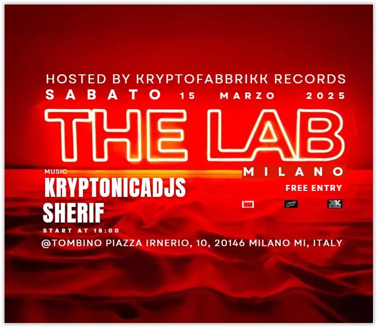 Kryptofabbrikk Records The Lab Milano