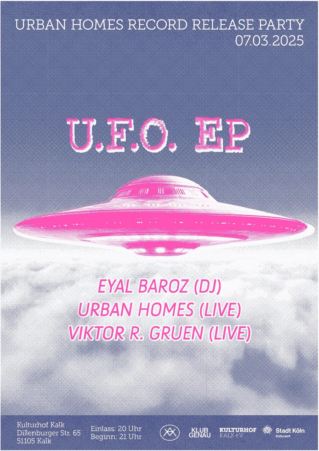 Urban Homes 'U.F.O. Ep' Release Party