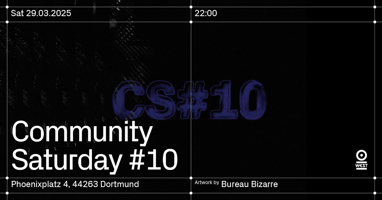 Community Saturday #10 – Free Entry