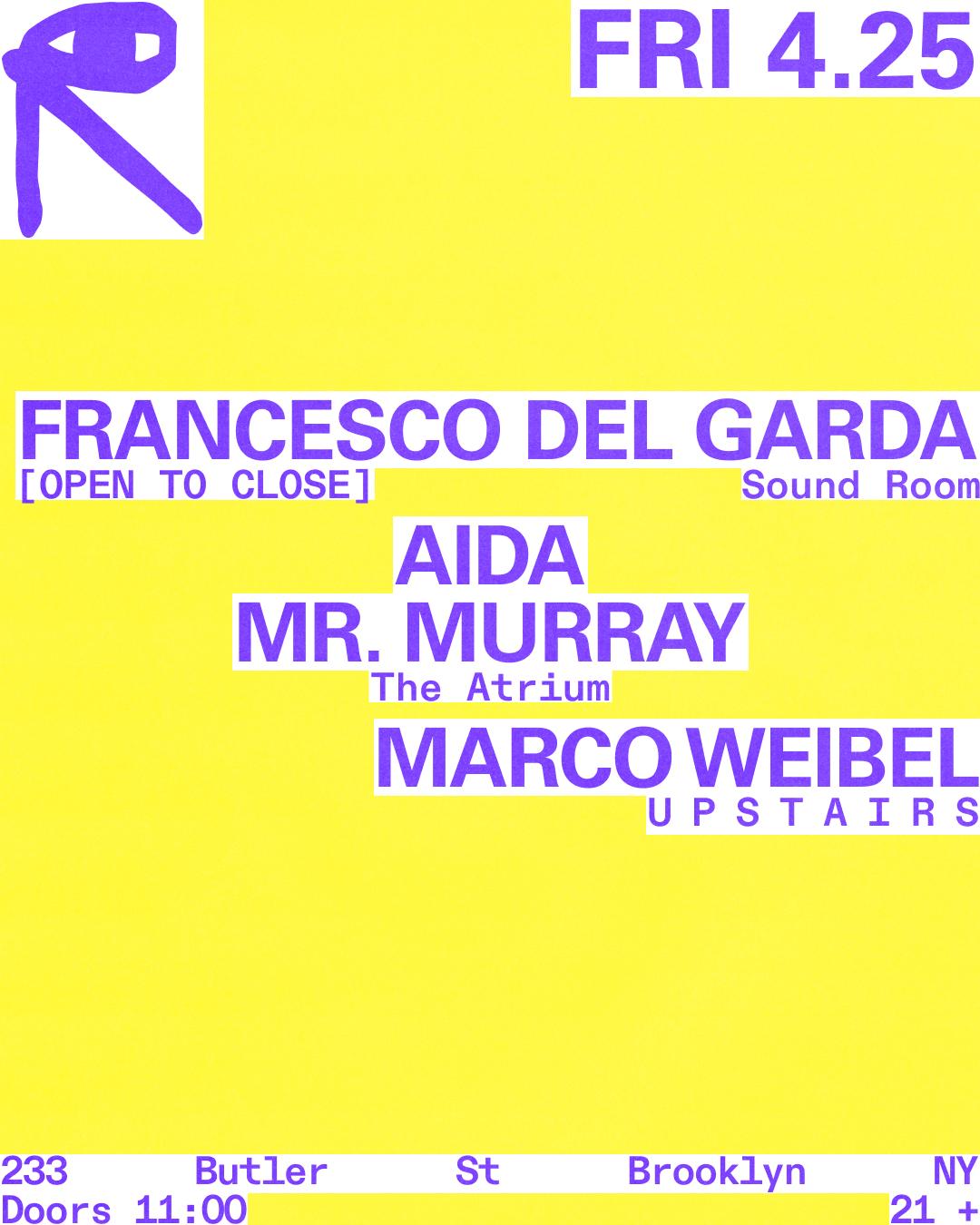 Francesco Del Garda / Aida + Mr. Murray / Marco Weibel