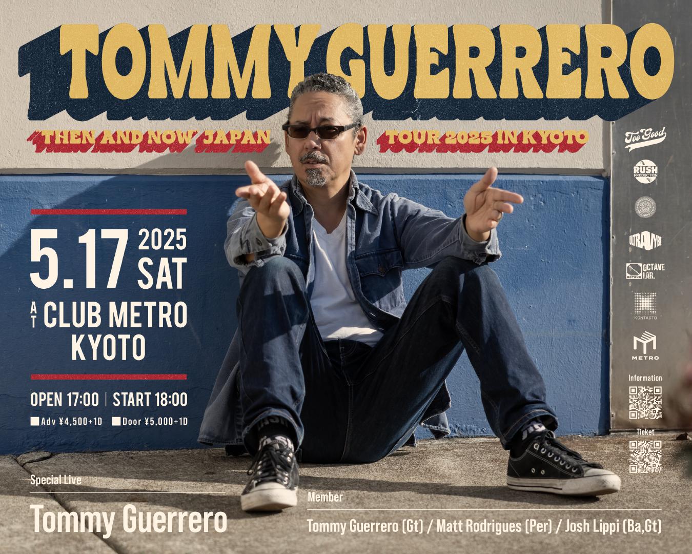 Tommy Guerrero 'Then And Now' Japan Tour 2025 In Kyoto