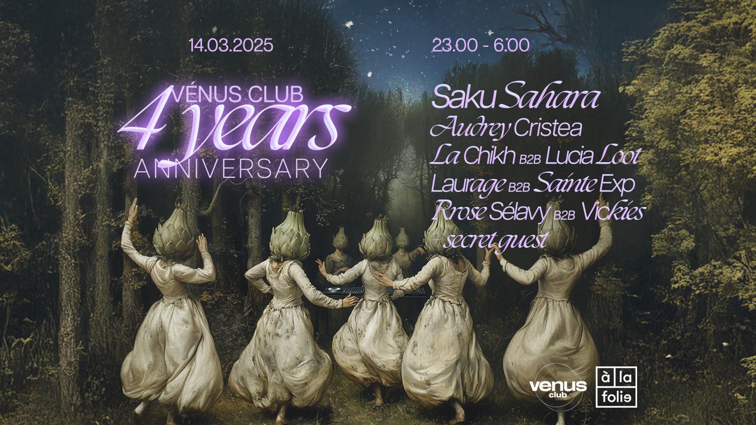 Vénus Club 4Th Anniversary With Saku Sahara