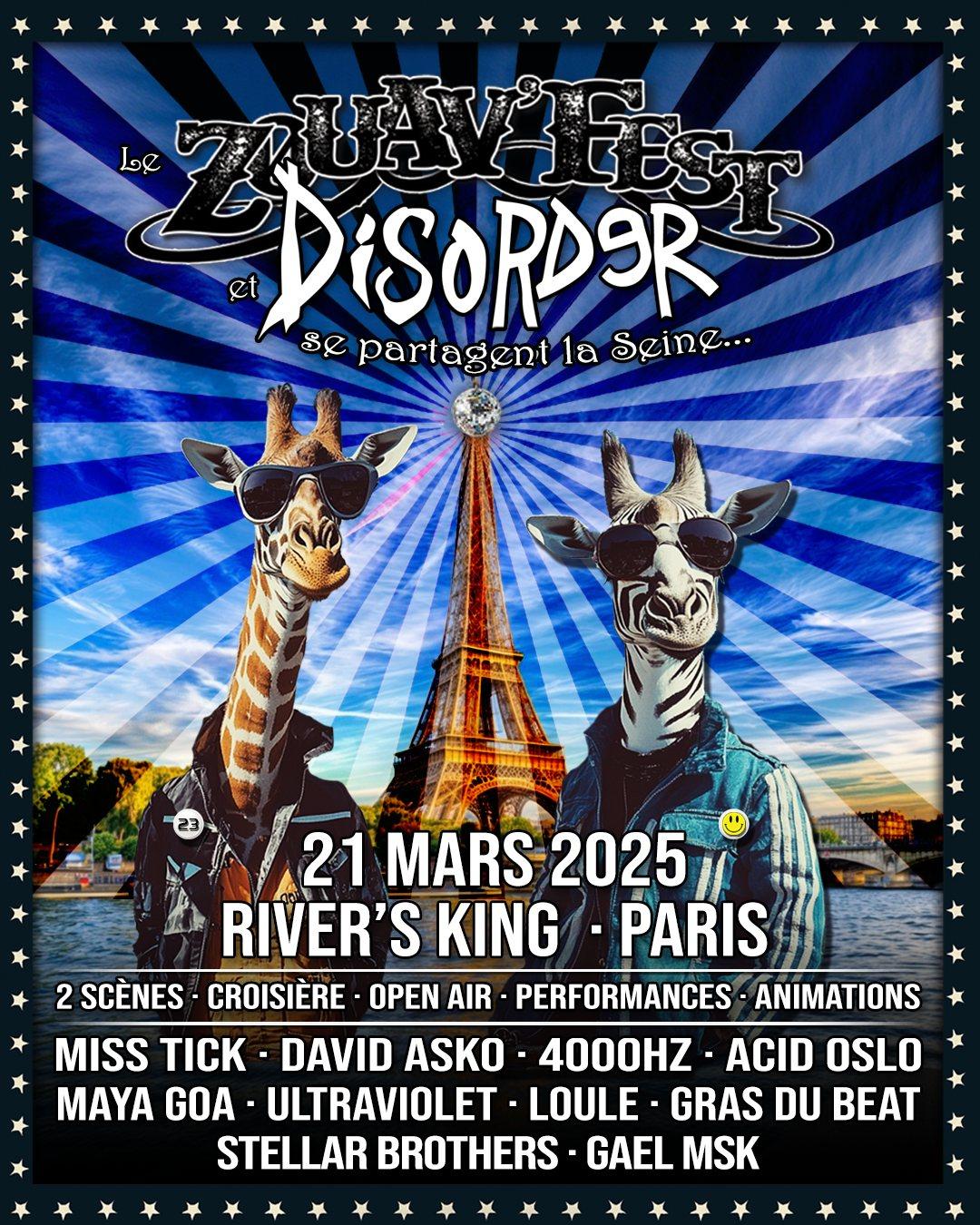 Zouav'Fest & Disorder Se Partagent La Seine