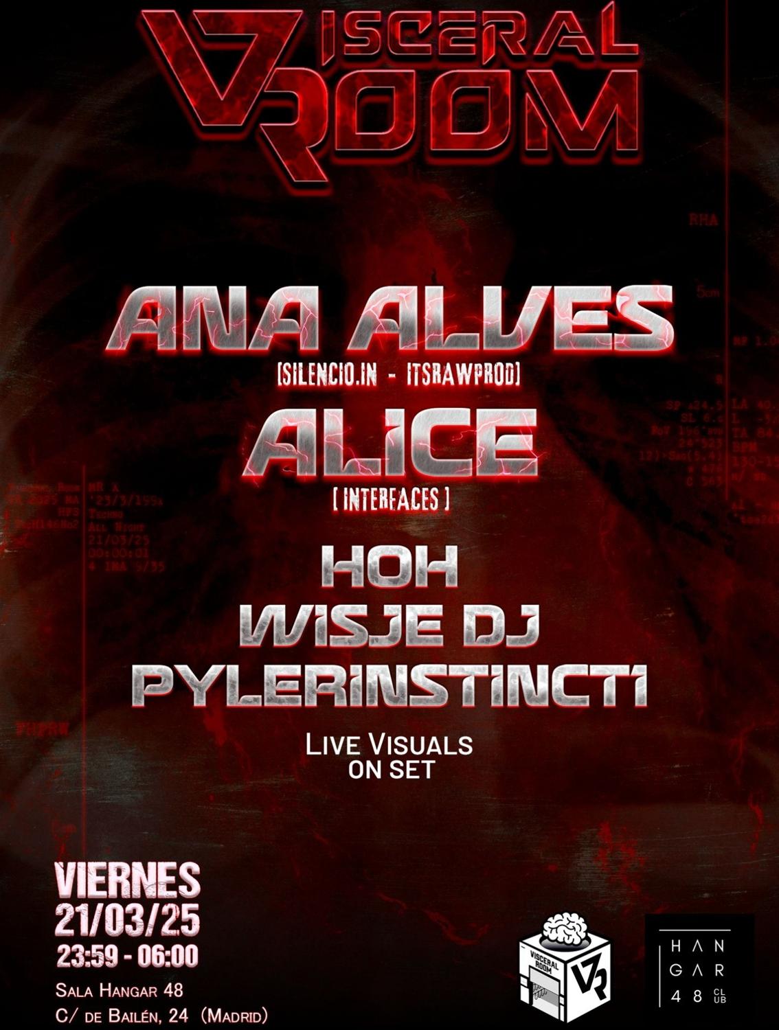 Visceral Room-Ana Alves, Alice, Hoh, Wisje Dj, Pylerinstinct1