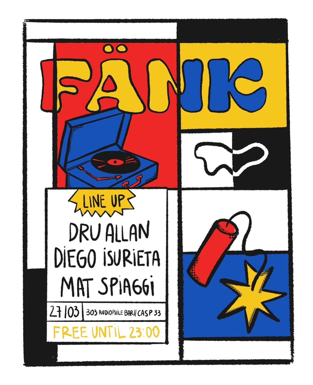 Fänk At 303 ~ Dru Allan (Usa) / Mat Spiaggi / Diego Isurieta