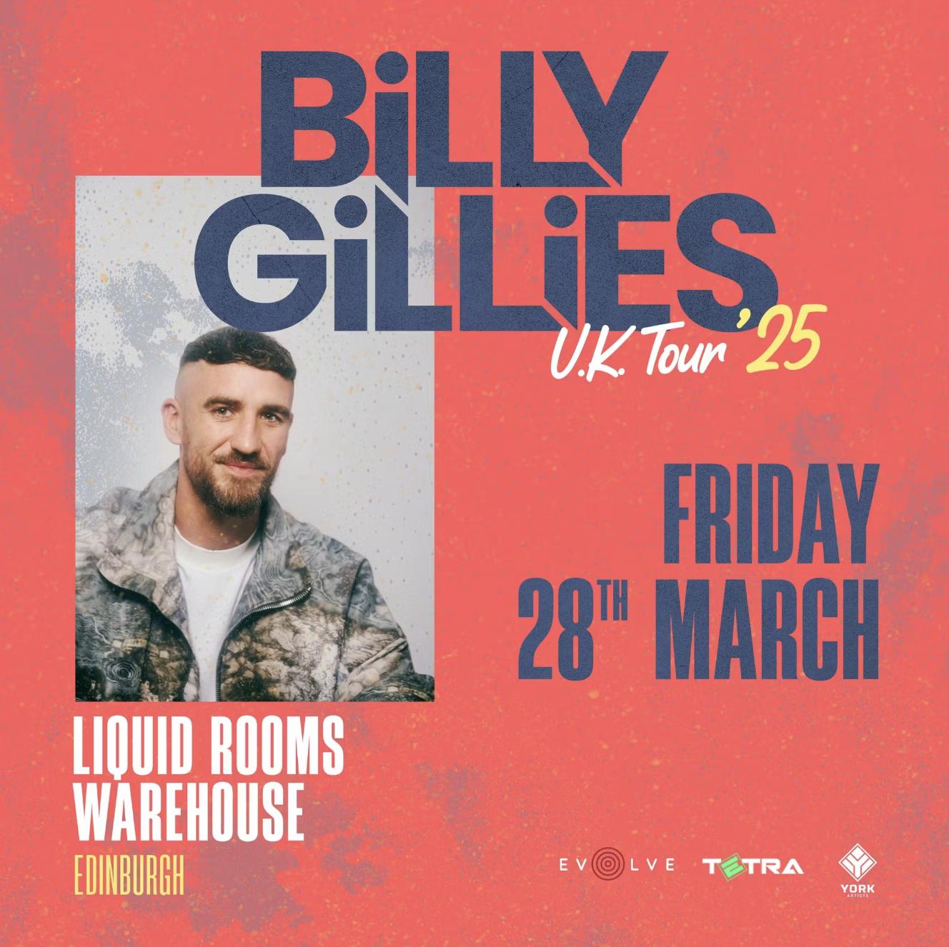 Billy Gillies Uk Tour