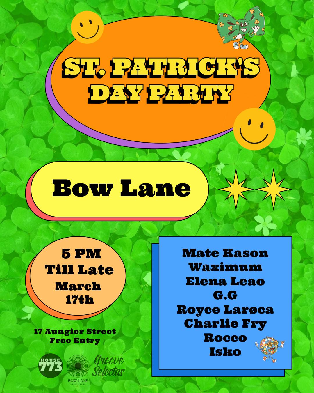 St. Patrick'S Day Party At Bow Lane