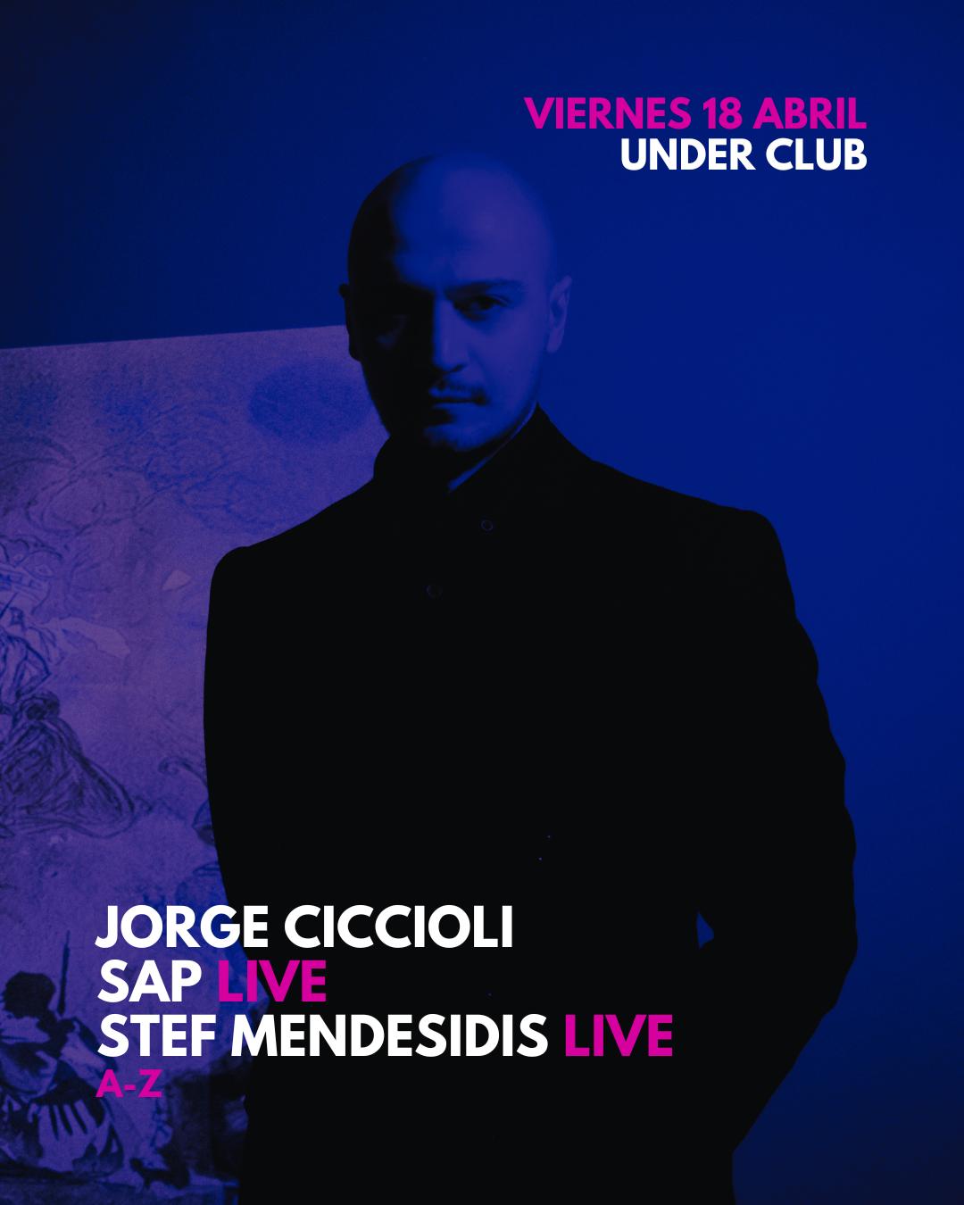 Jorge Ciccioli - Sap ( Live ) - Stef Mendesidis