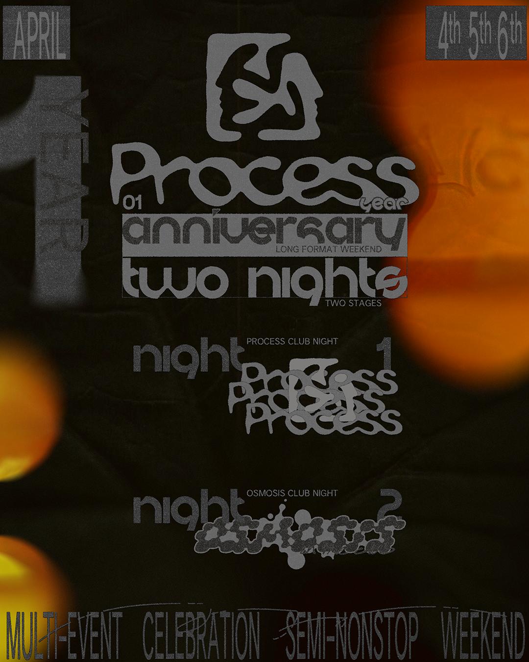 Process + Osmosis One Year Anniversary Weekender