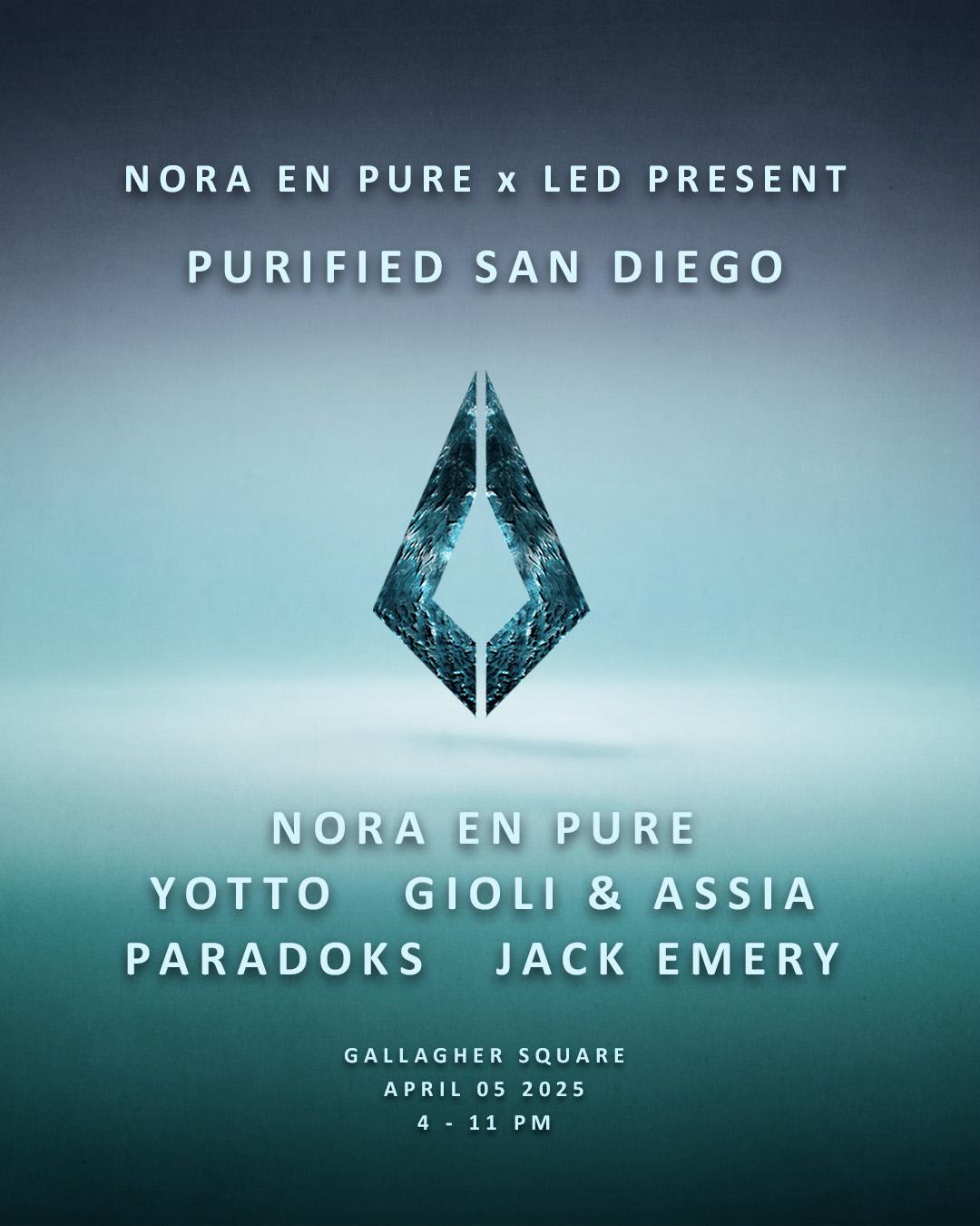 Led X Nora En Pure Present Purified San Diego