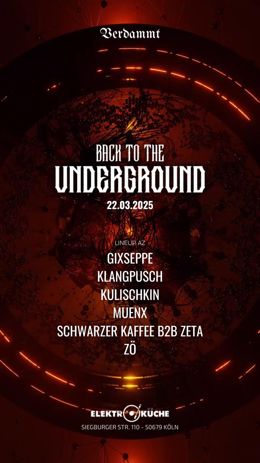 Vrdmmt Pres. Back To The Underground