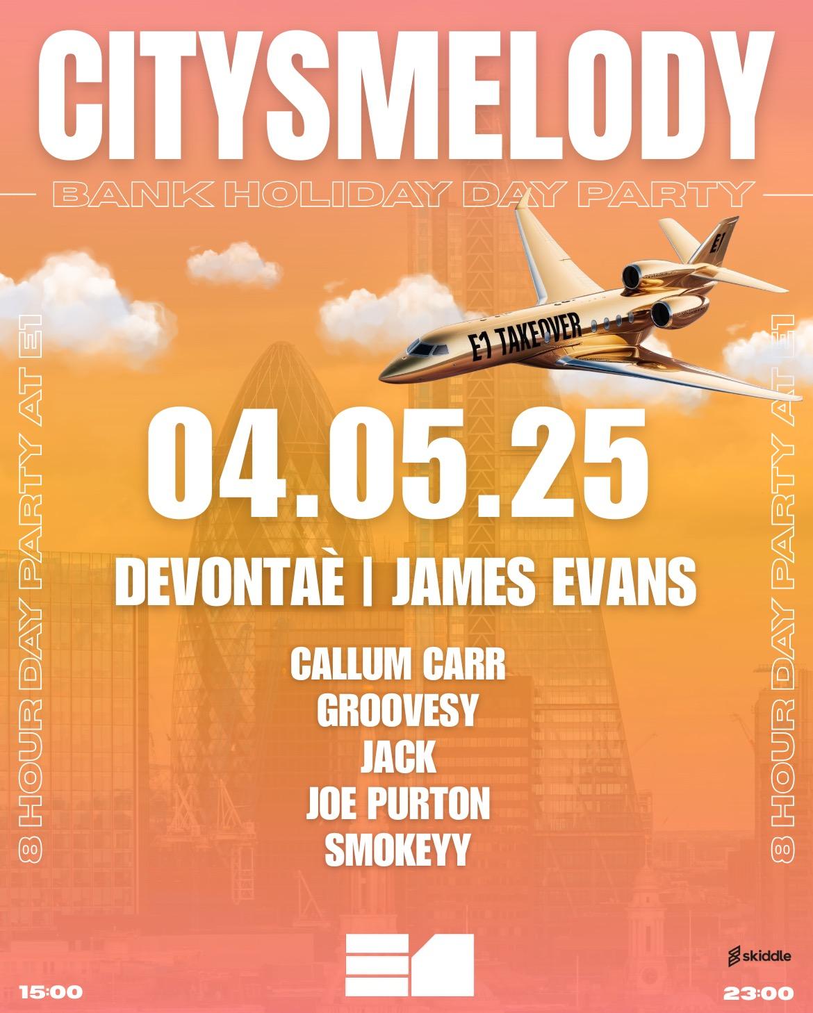 Citys Melody At E1 Bank Holiday Day Party