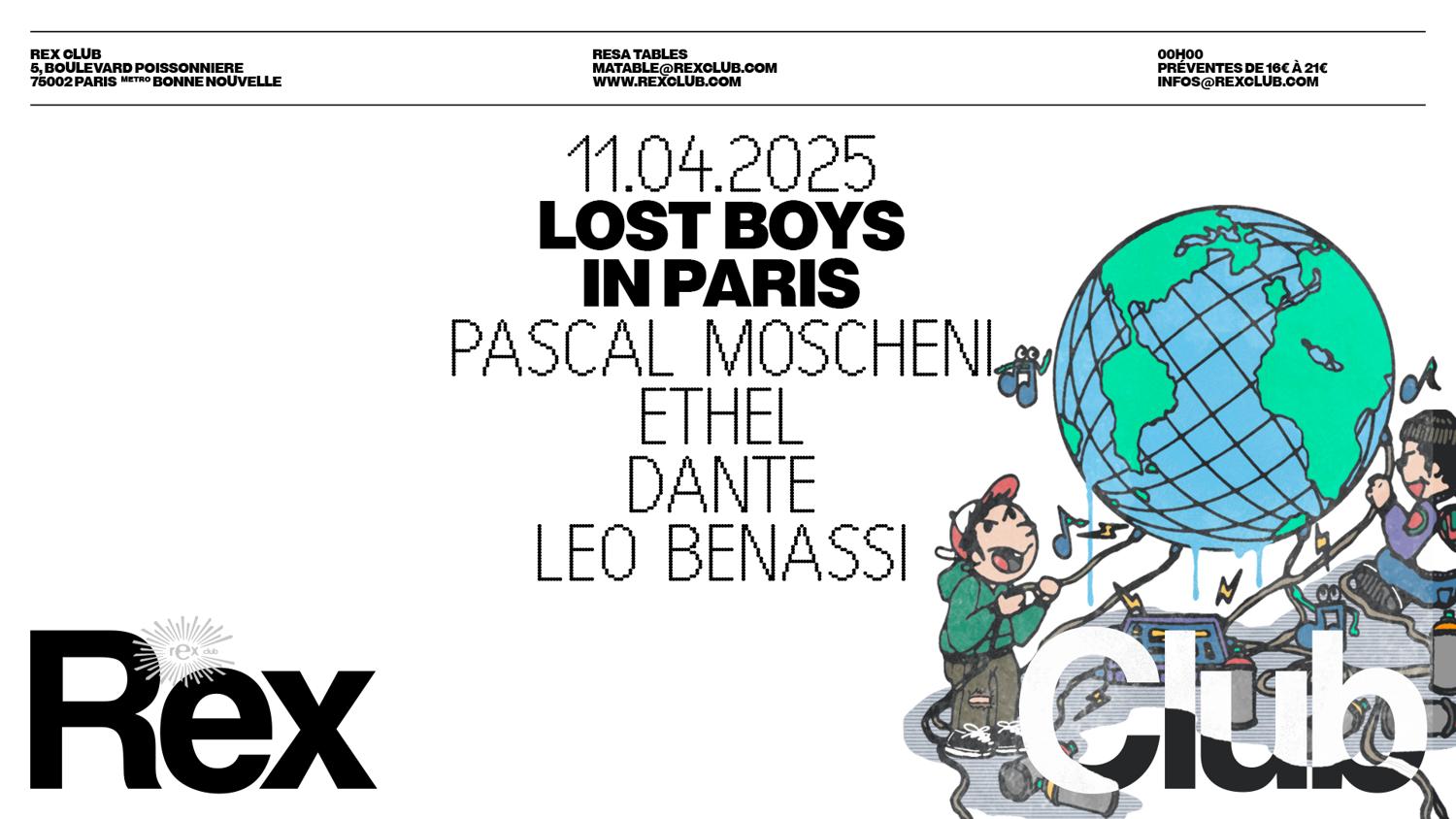 Lost Boys In Paris: Pascal Moscheni, Ethel, Dante, Leo Benassi