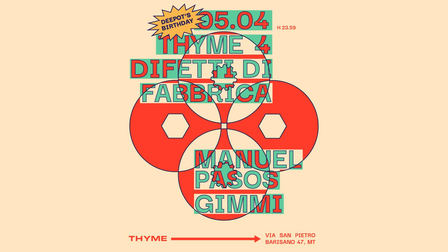 Thyme 4 Difetti Di Fabbrica