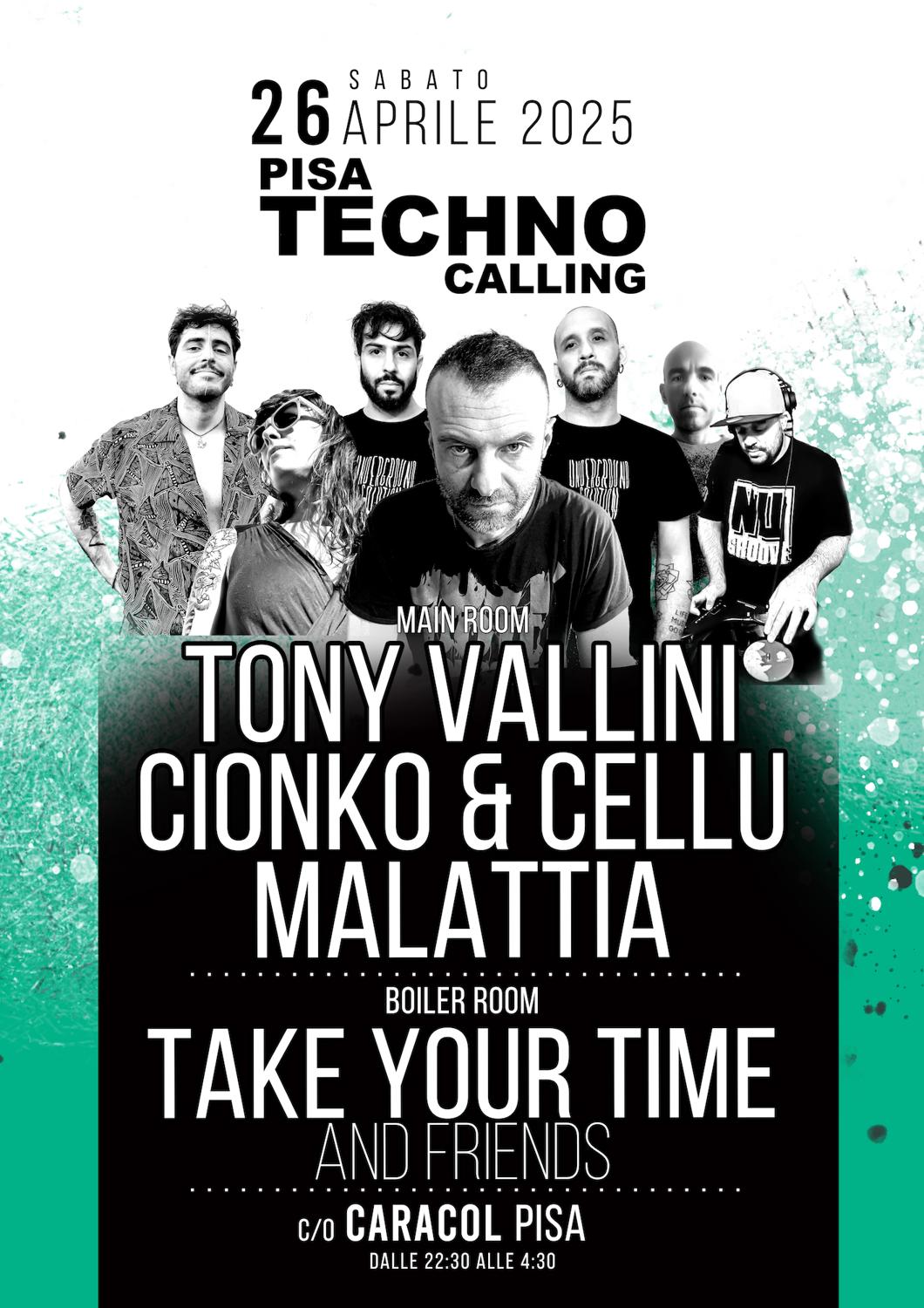 Pisa Techno Calling - Green