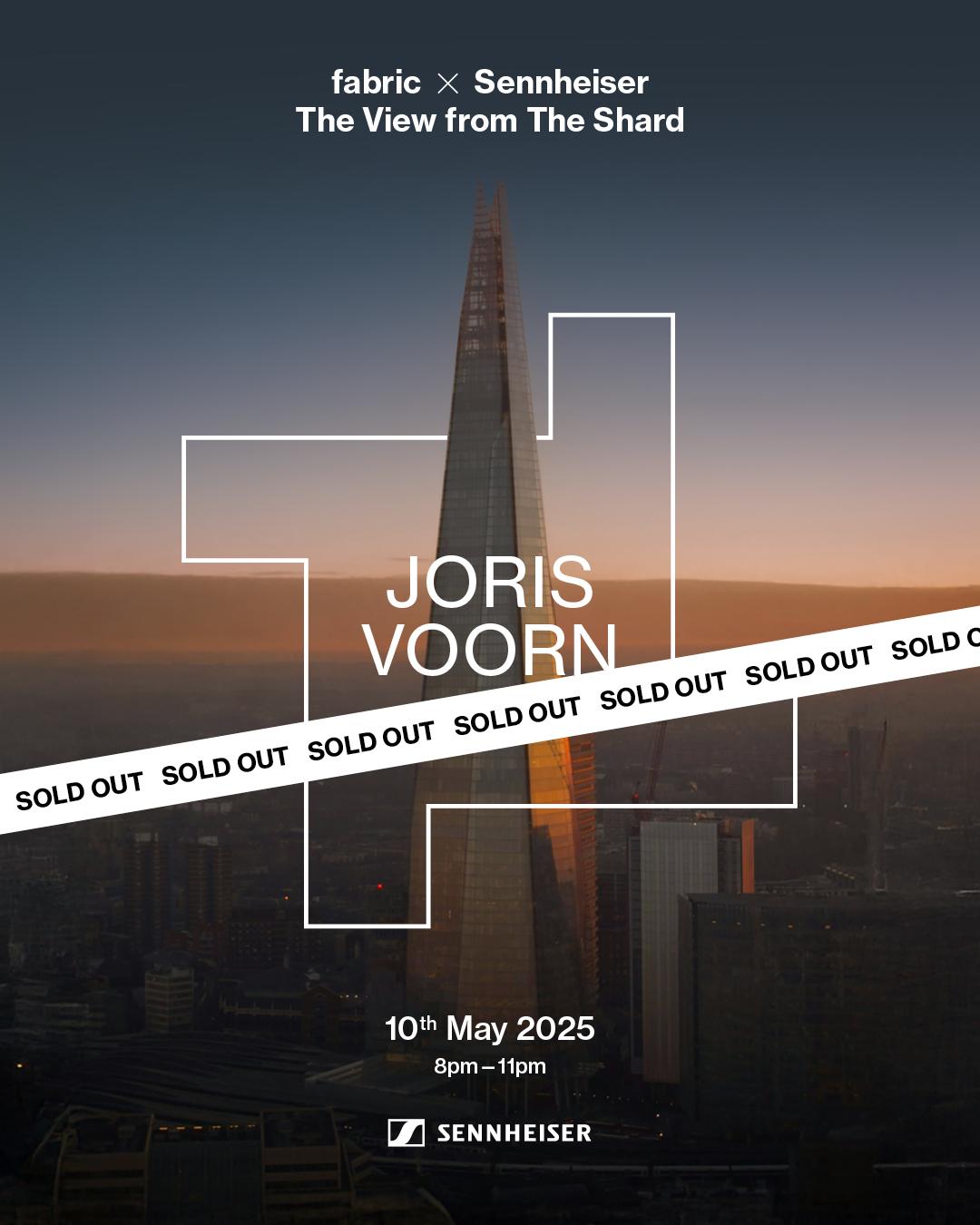 Fabric X Sennheiser: Joris Voorn At The View From The Shard
