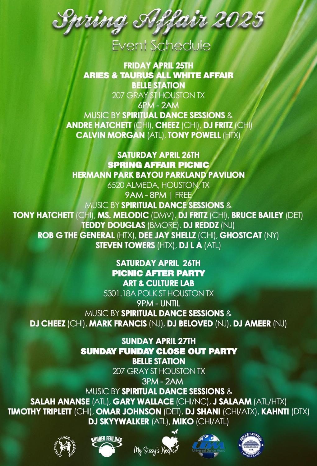 Spring Affair Close Out Party
