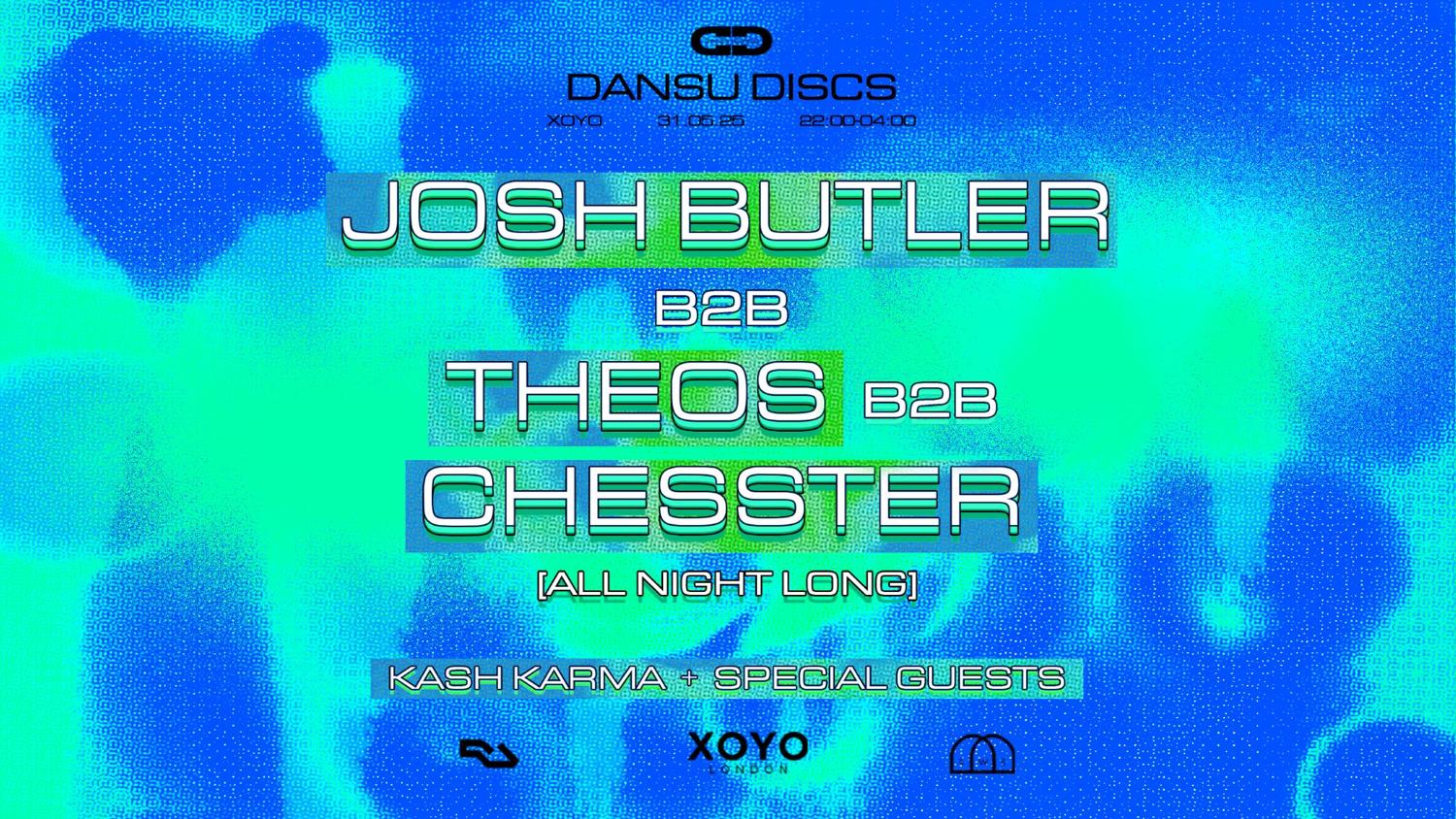 Dansu Discs: Josh Butler B2B Theos B2B Chesster