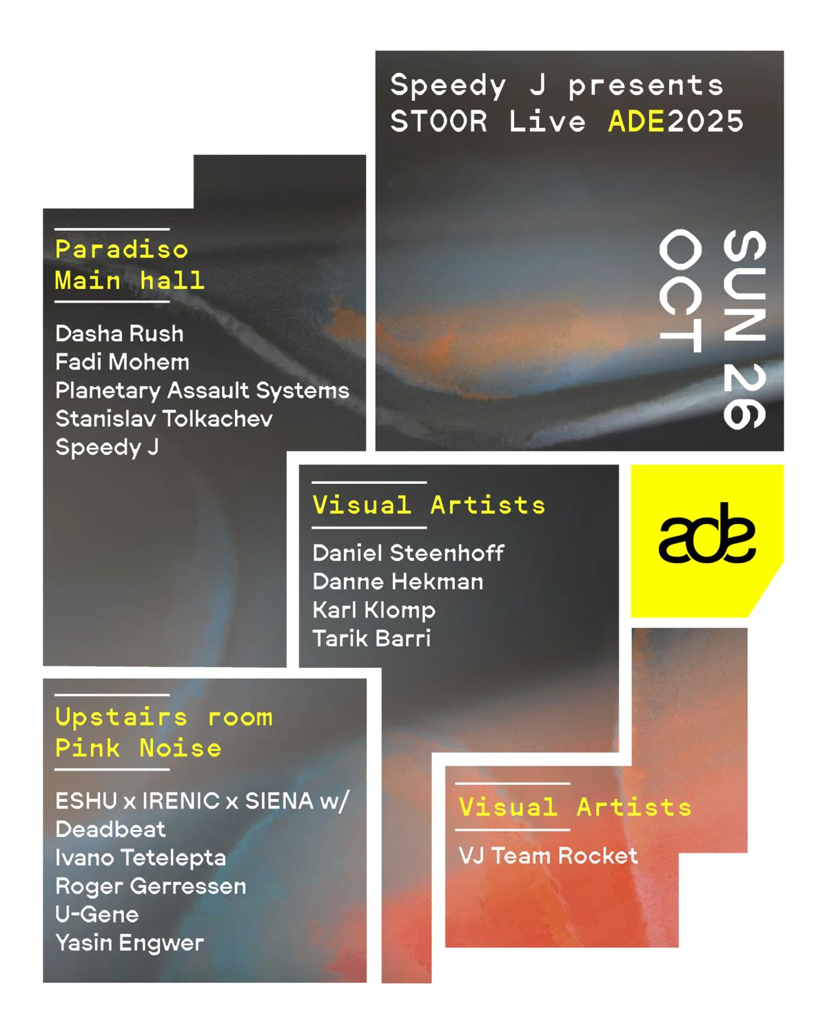 Speedy J Presents Stoor Live - Ade (Day 2)