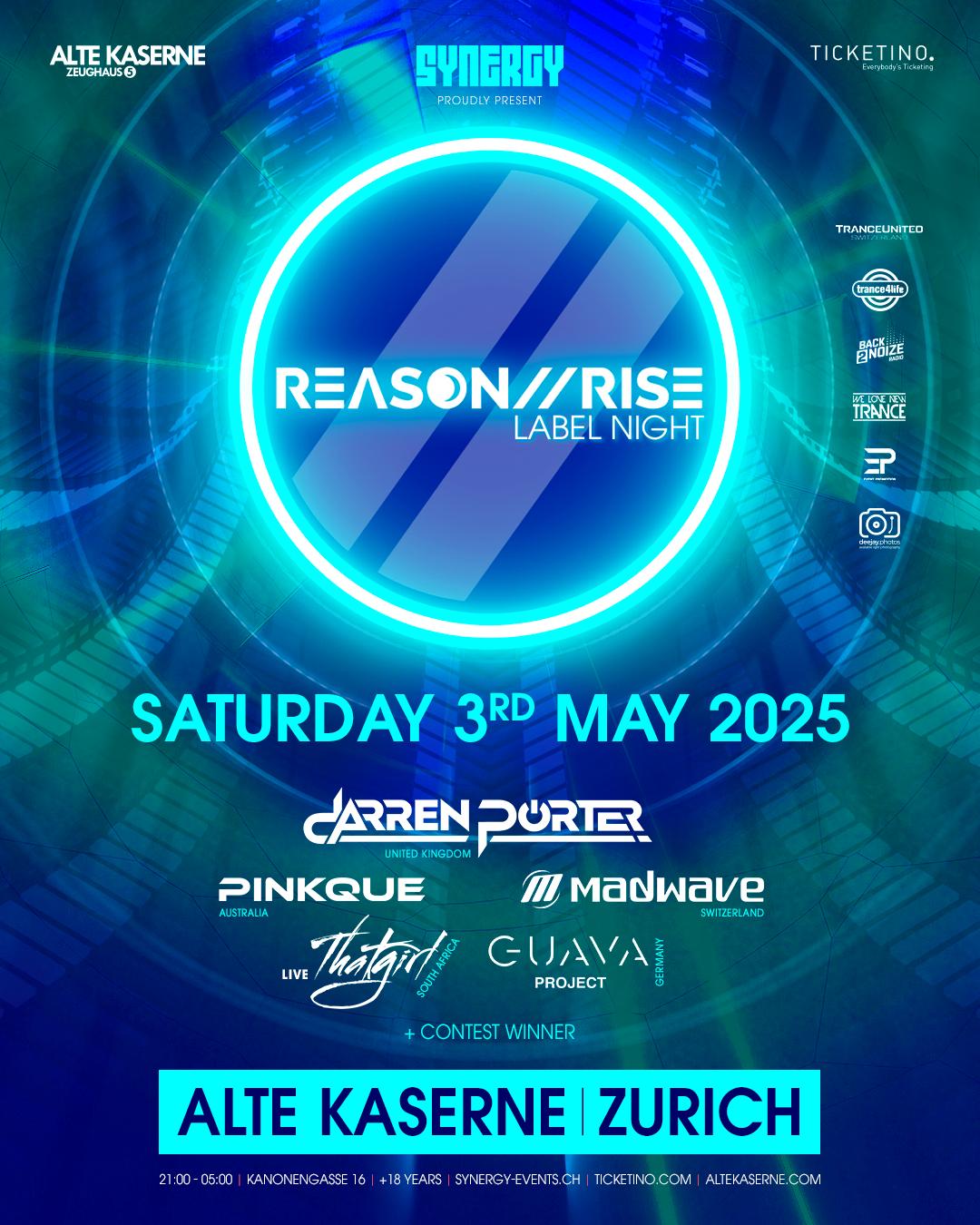 Reason Ii Rise - Label Night