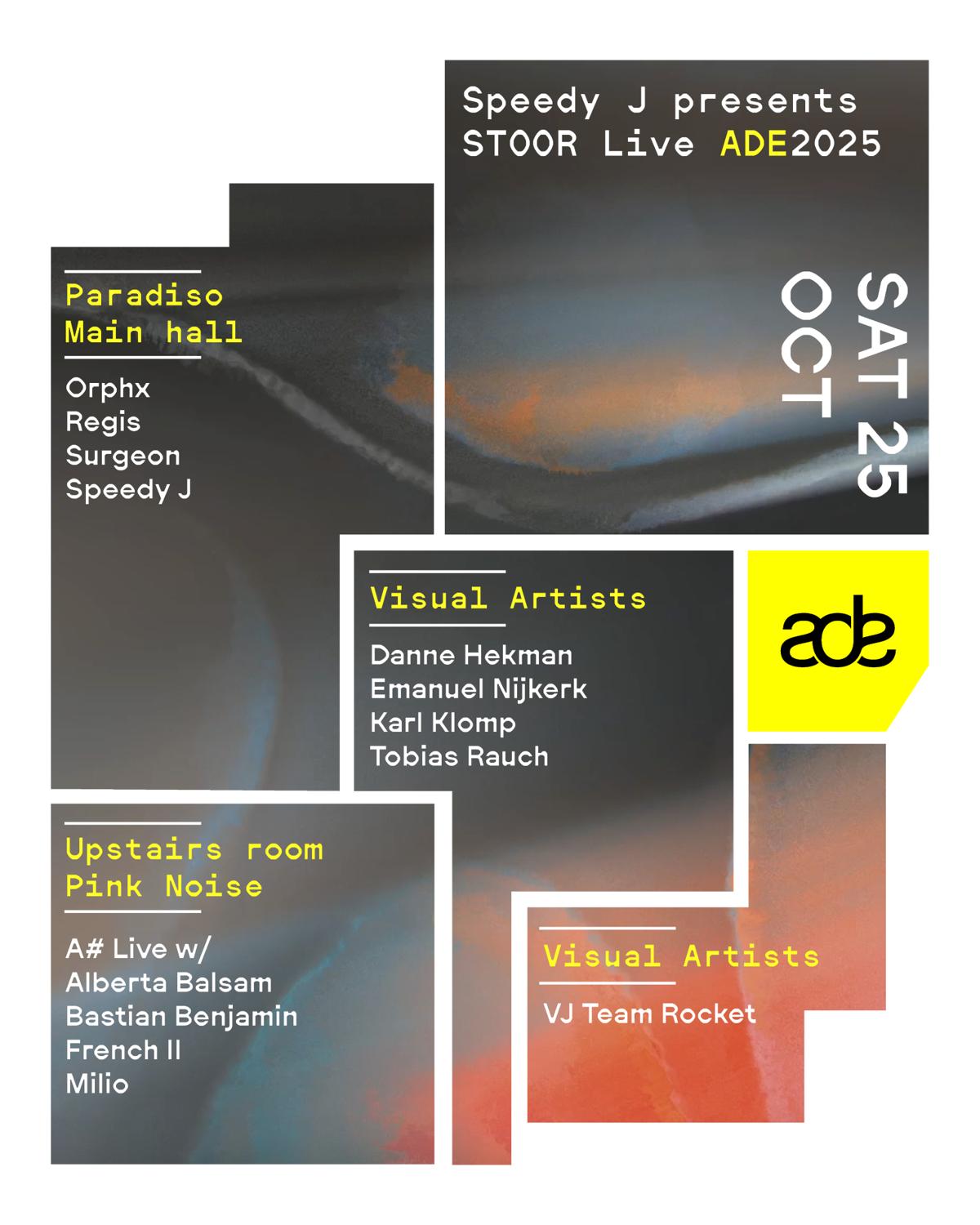 Speedy J Presents Stoor Live - Ade (Day 1)