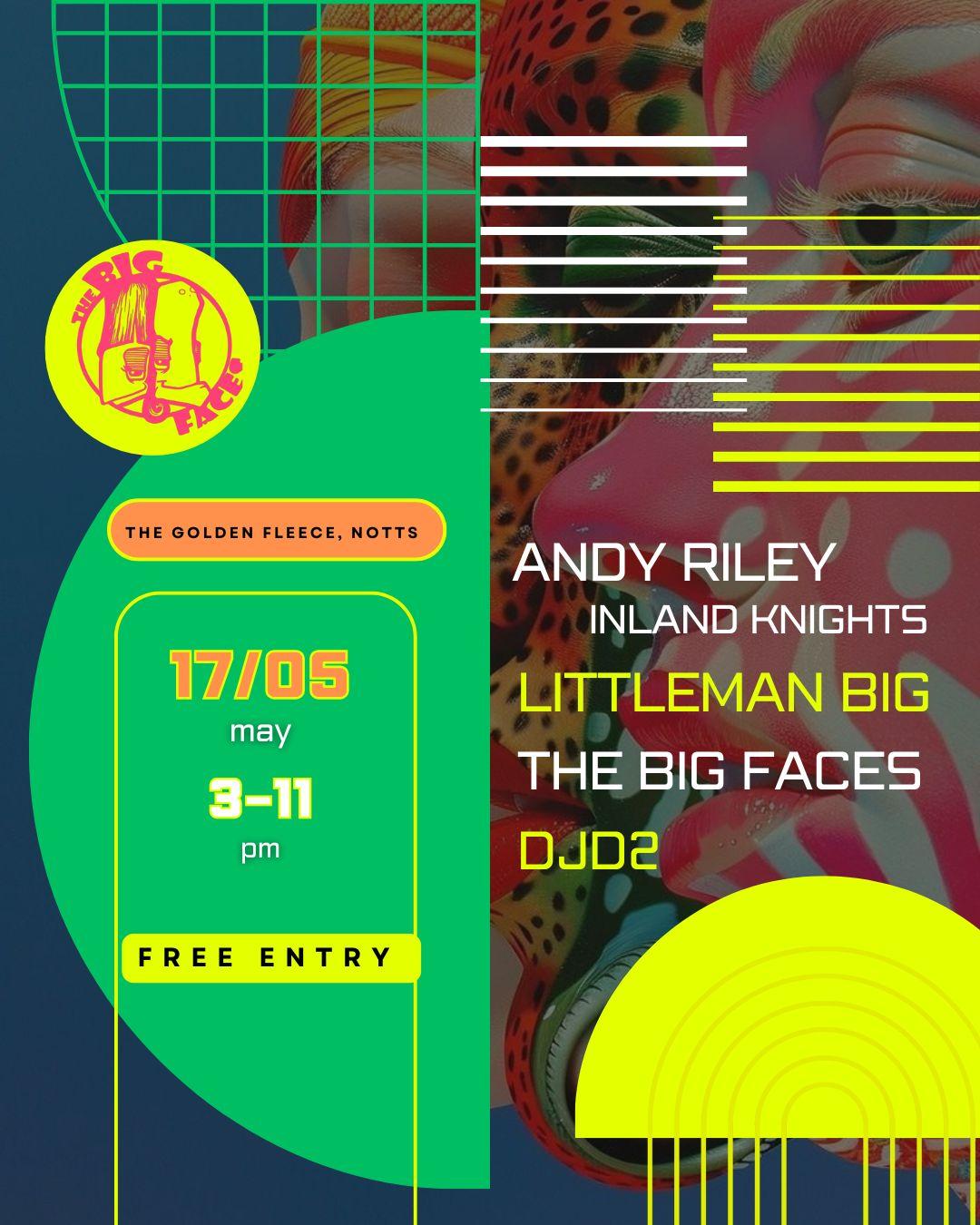 The Big Faces X Andy Riley X Littleman Big X Djd2