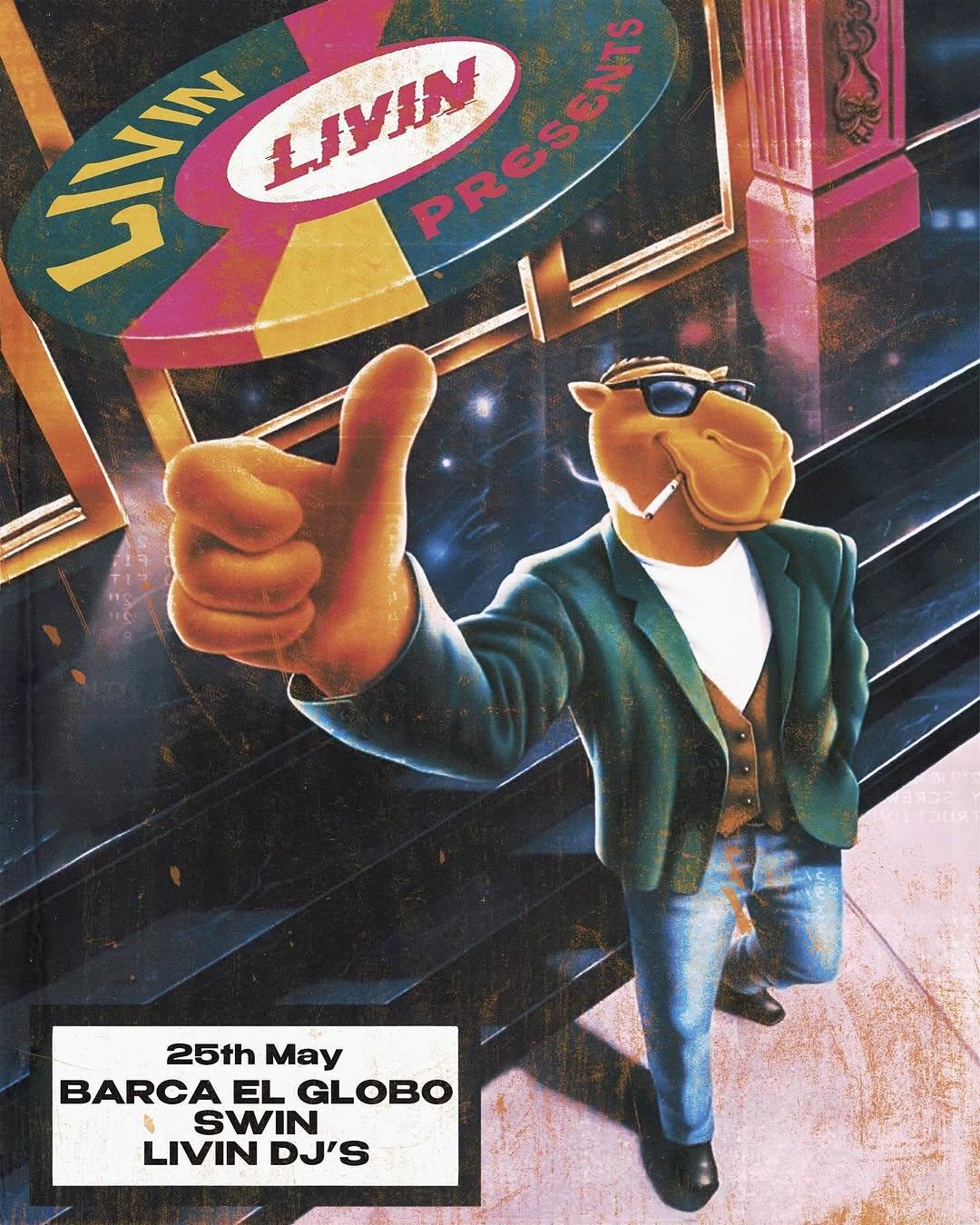 Livin Presents, Swin At Barca El Globo