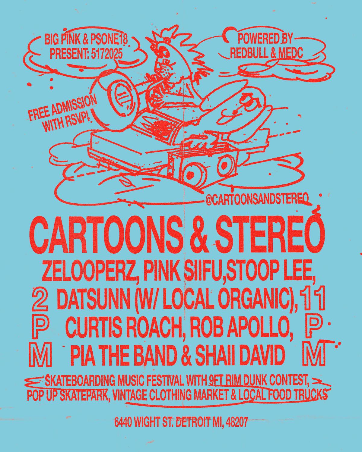 Cartoons & Stereo: A Skateboarding Music Festival
