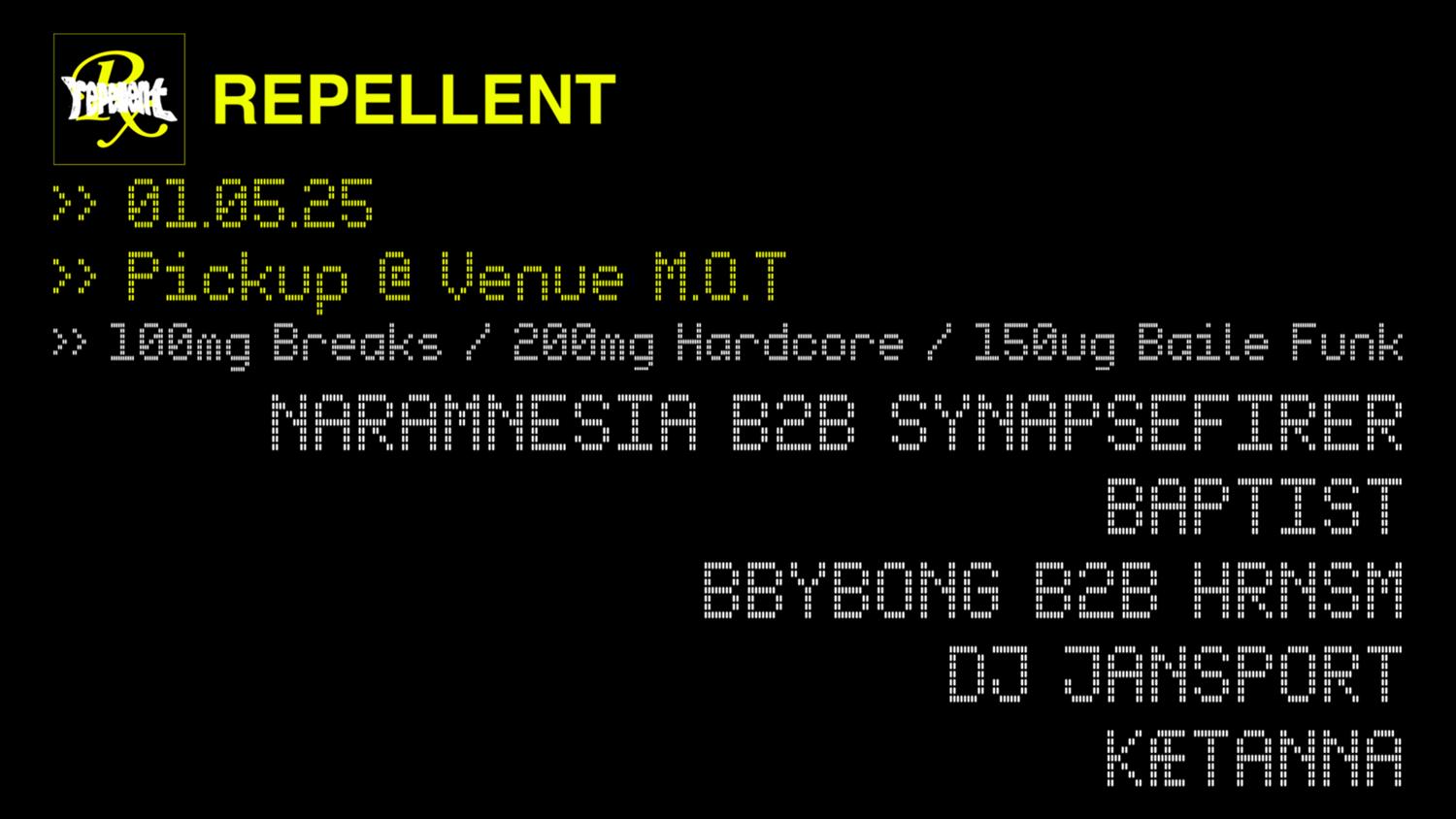Repellent: Lisdexamphetamine