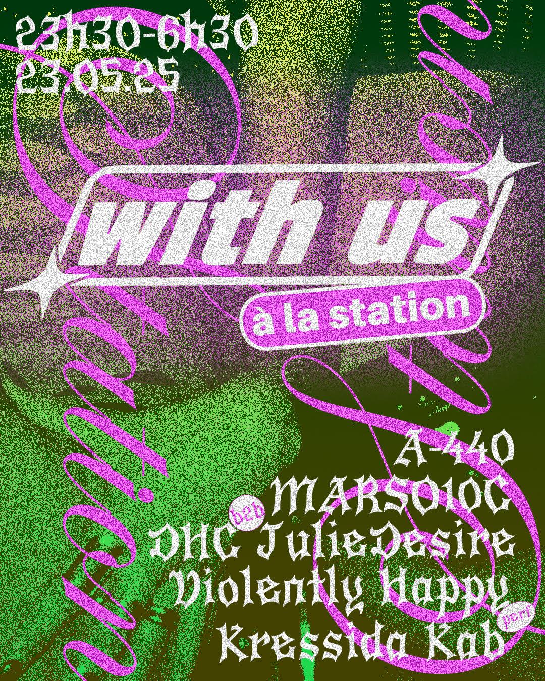 With Us — Violently Happy • A440