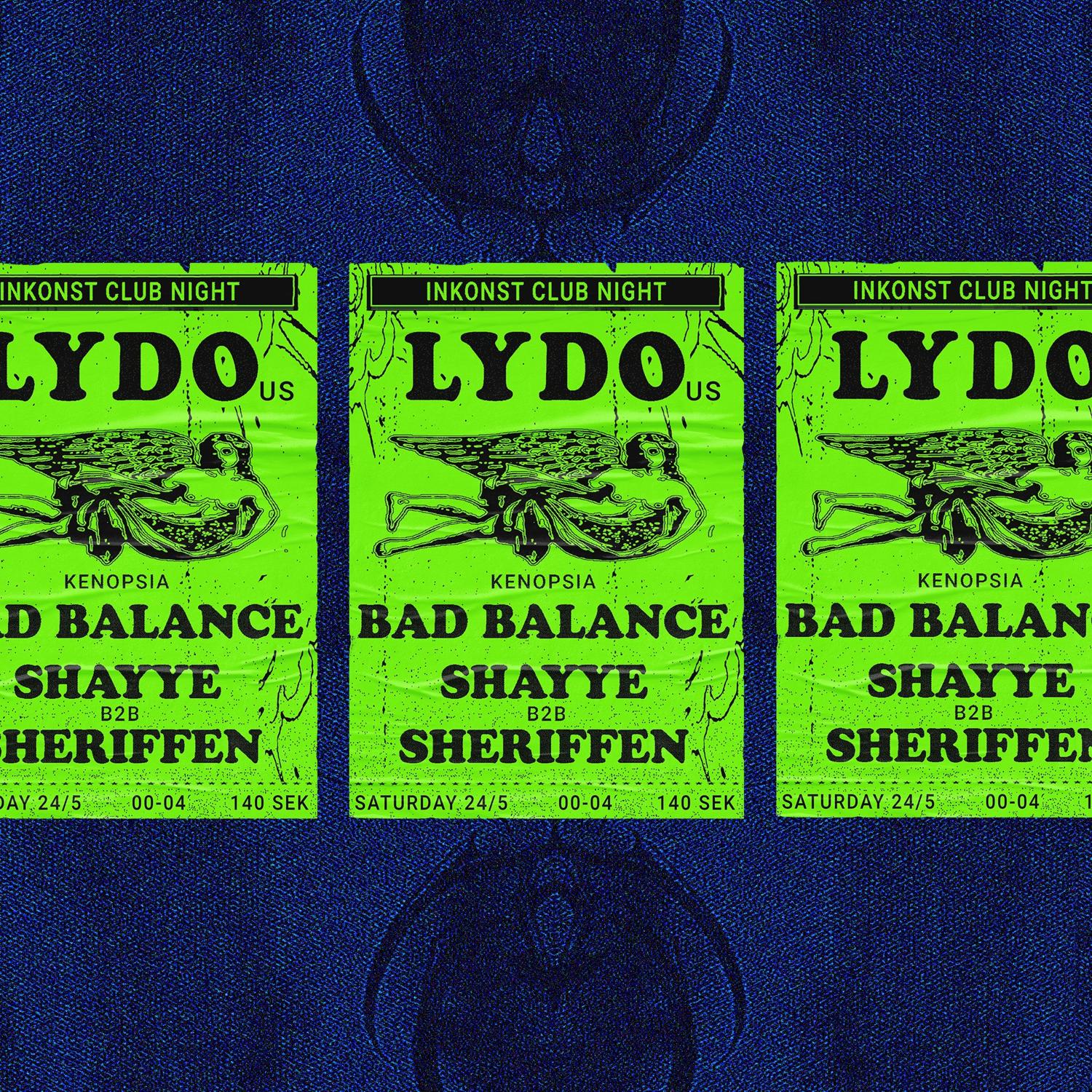 Inkonst Club Night Presents: Lydo (Us) + Kenopsia