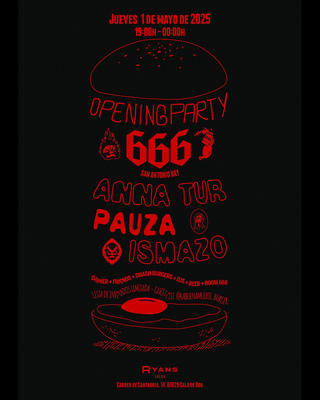 666 Opening Party [Guest List Only]