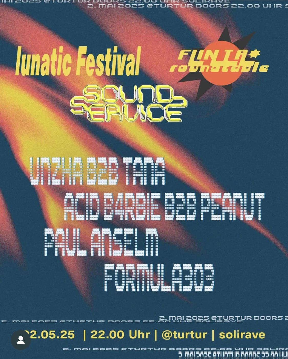 Lunatic X Soundservice Solirave // 22-5 Uhr