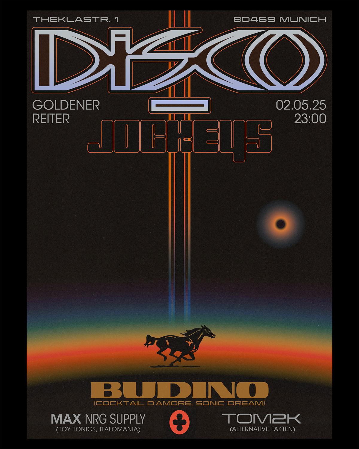 Disco-Jockeys With Budino, Max Nrg Supply, Tom2K
