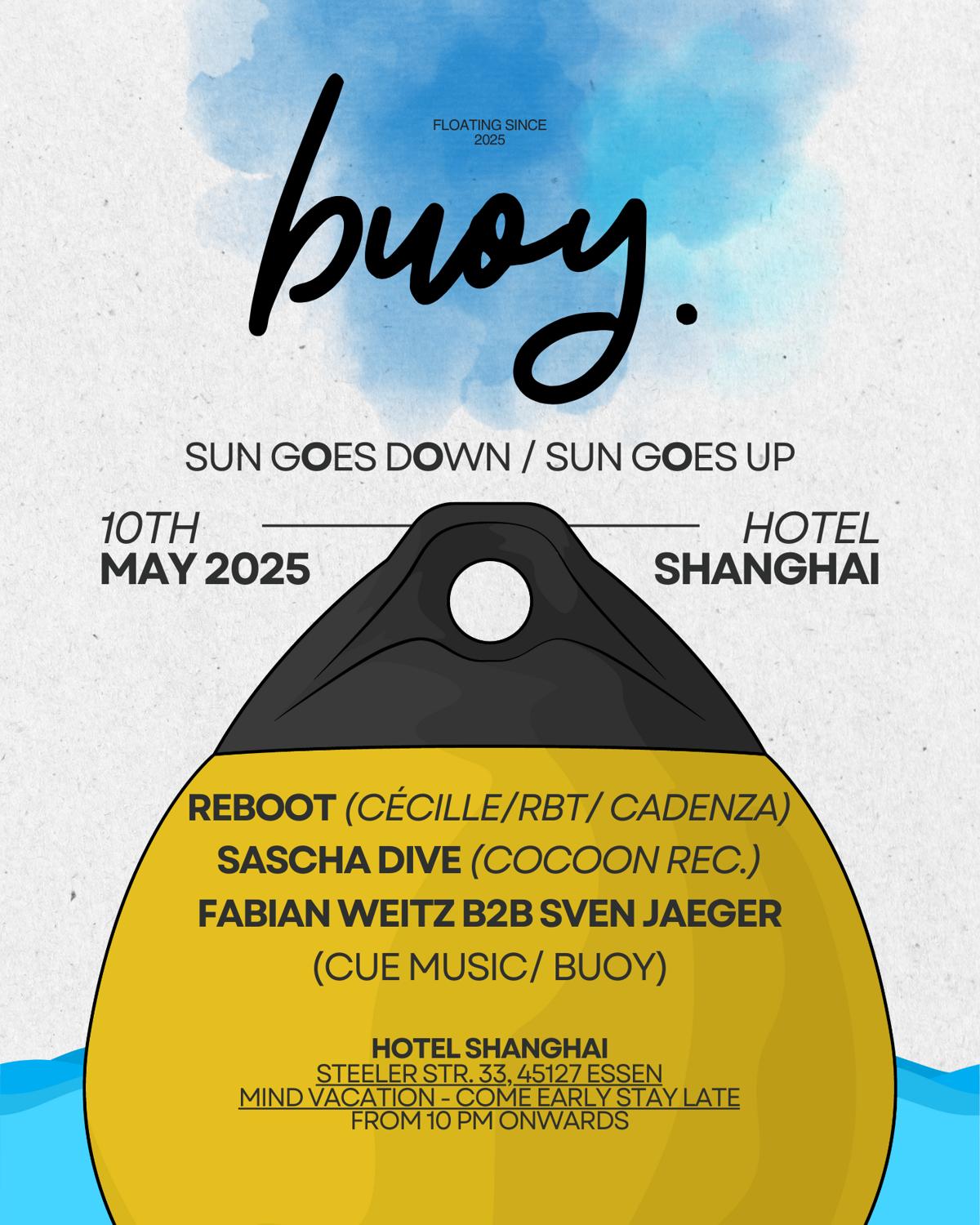 Buoy. Pres Reboot, Sascha Dive, Fabian Weitz B2B Sven Jaeger