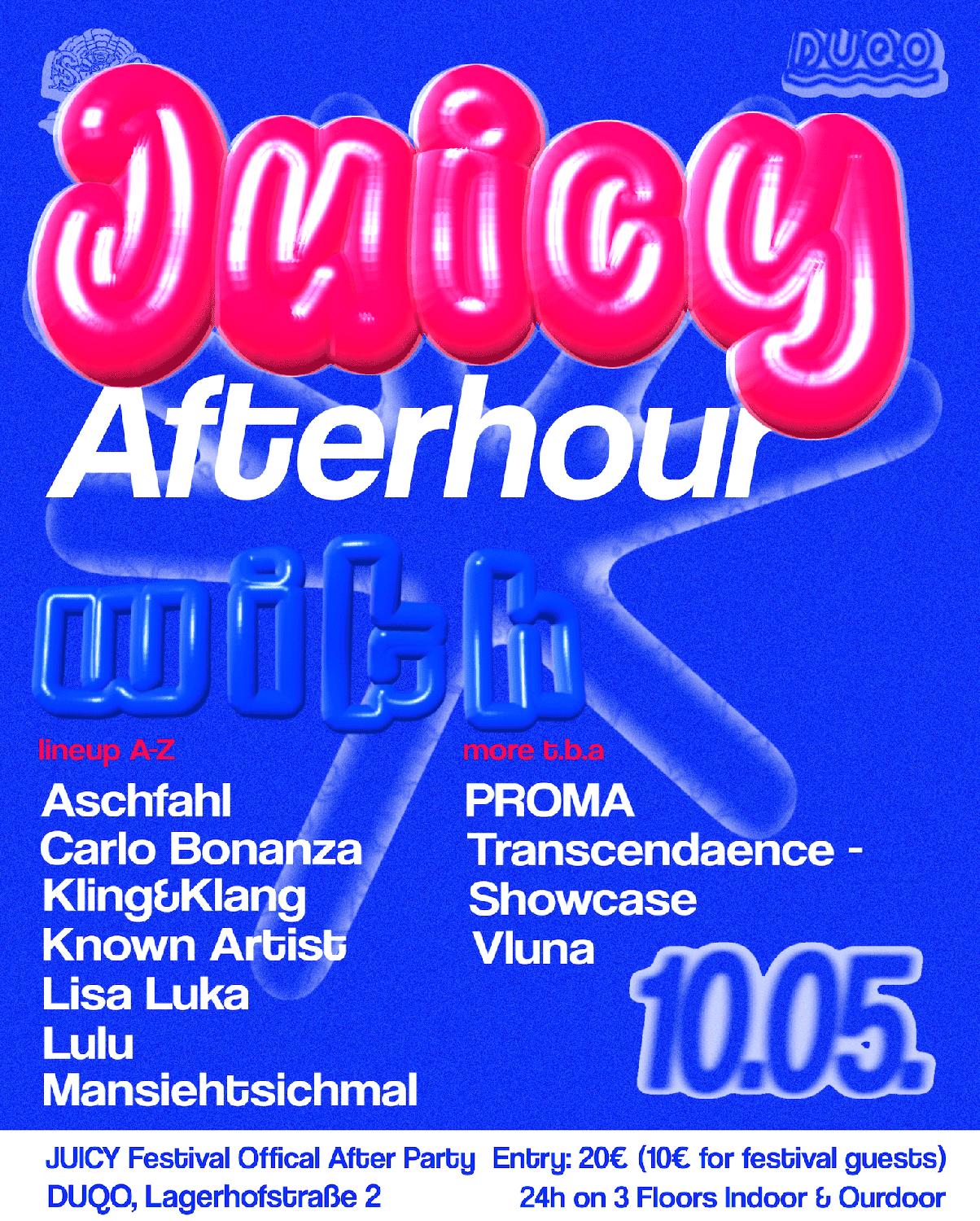 Juicy Festival Aftershow Party