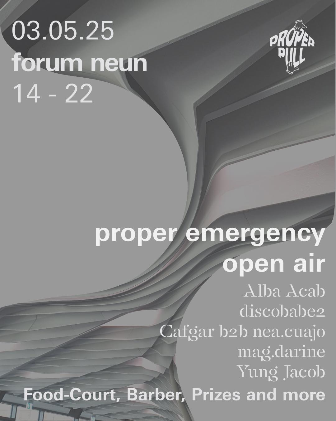 Proper Emergency Open Air
