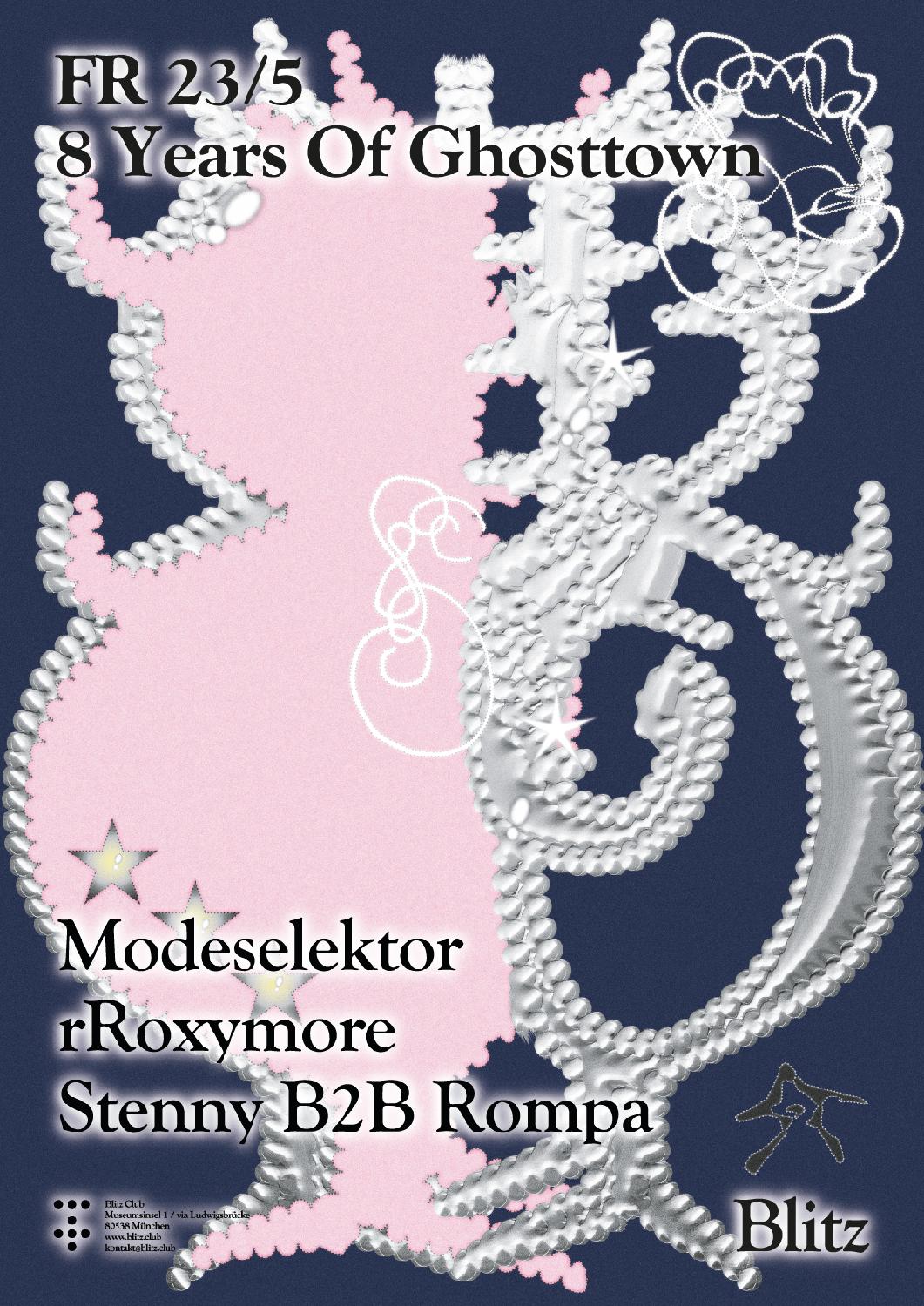 8Y Ghosttown With Modeselektor, Rompa, Rroxymore, Stenny