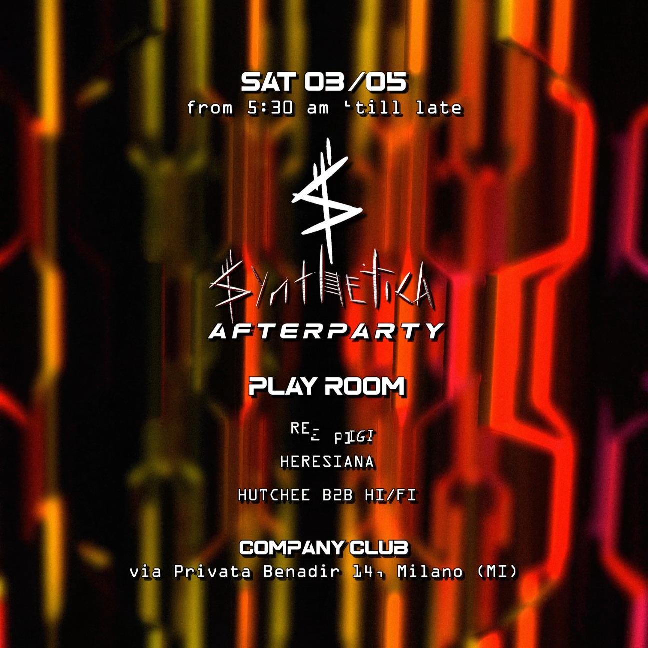 Synthetica • Saturday Morning At Company With Re Pigi, Hi/Fi, Hutchee, Heresiana