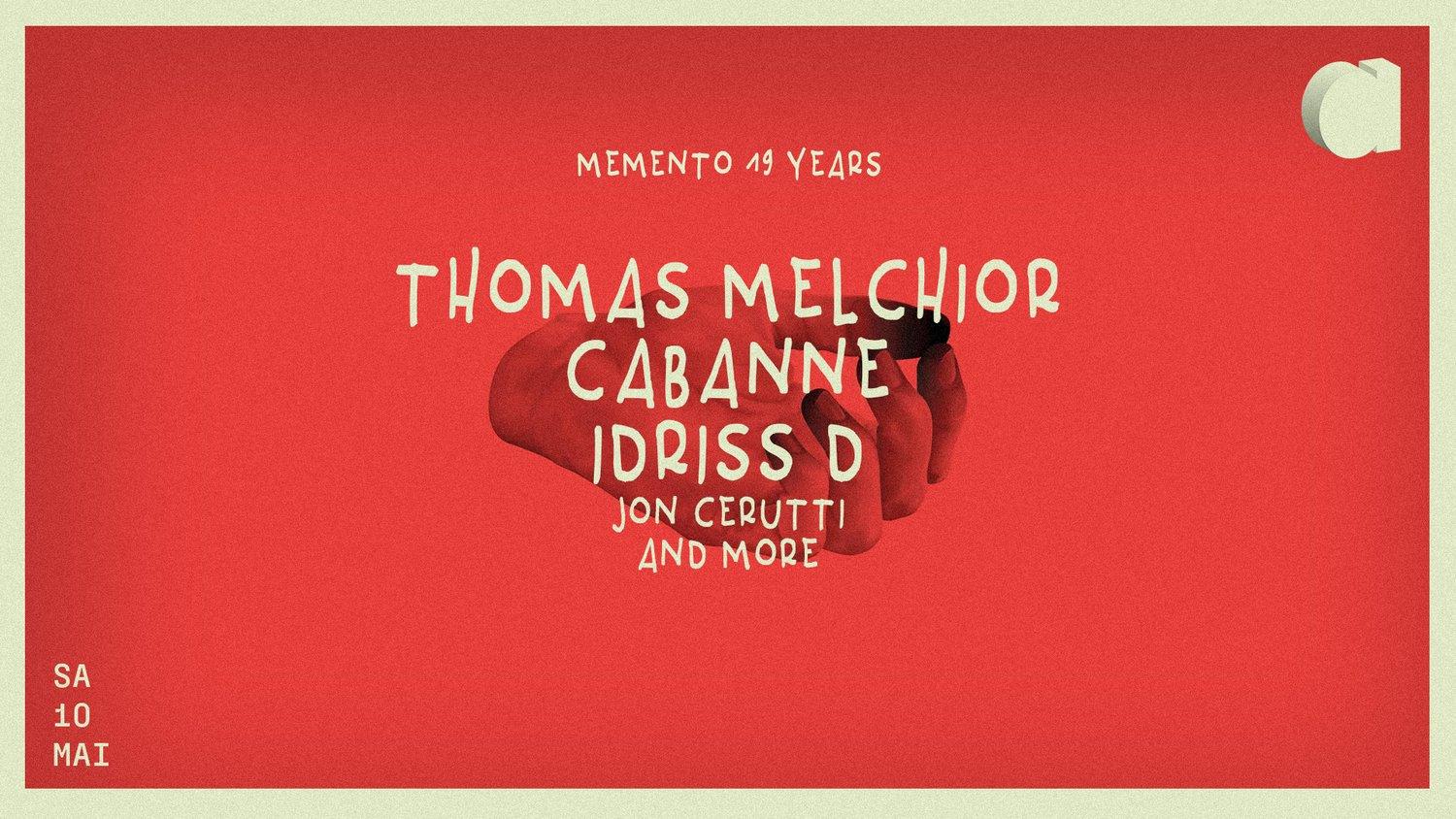 Thomas Melchior · Cabanne · Idriss D · Jon Cerutti