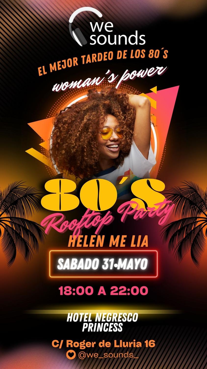 80'S Rooftop House Party Free Entrance