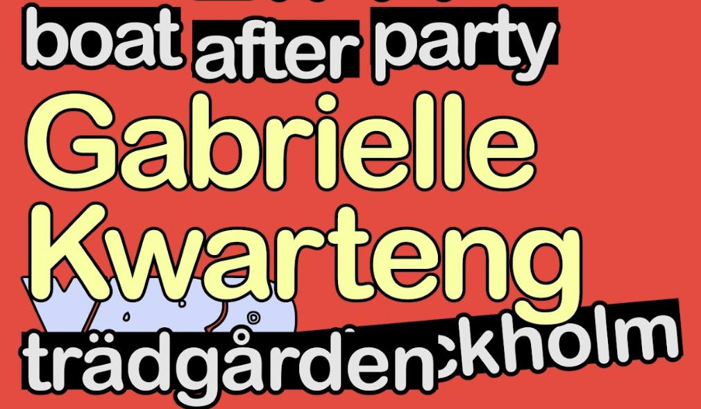 Boat After Party: Gabrielle Kwarteng