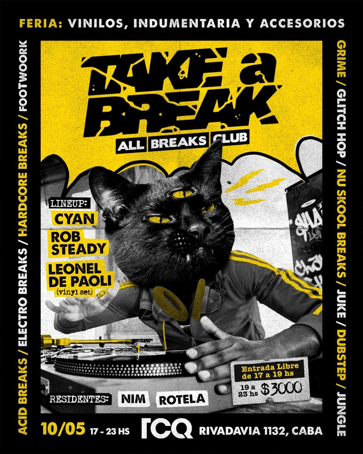 Take A Break - Cyan - Rob Steady - Leonel De Paoli