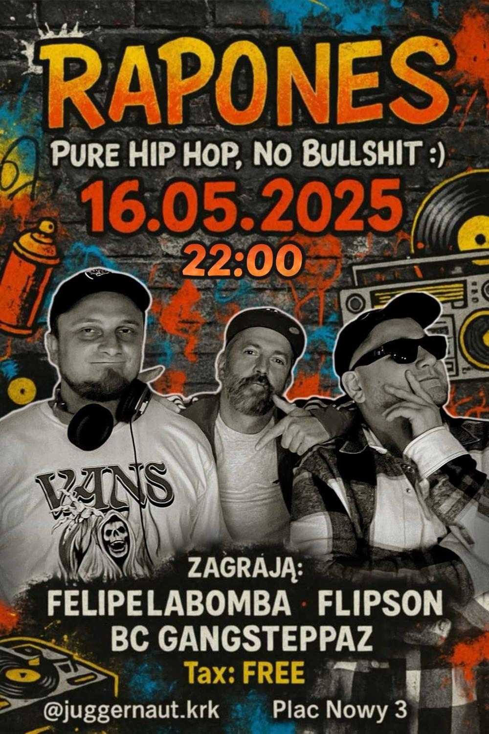 Rapones - Pure Hip-Hop, No Bullshit
