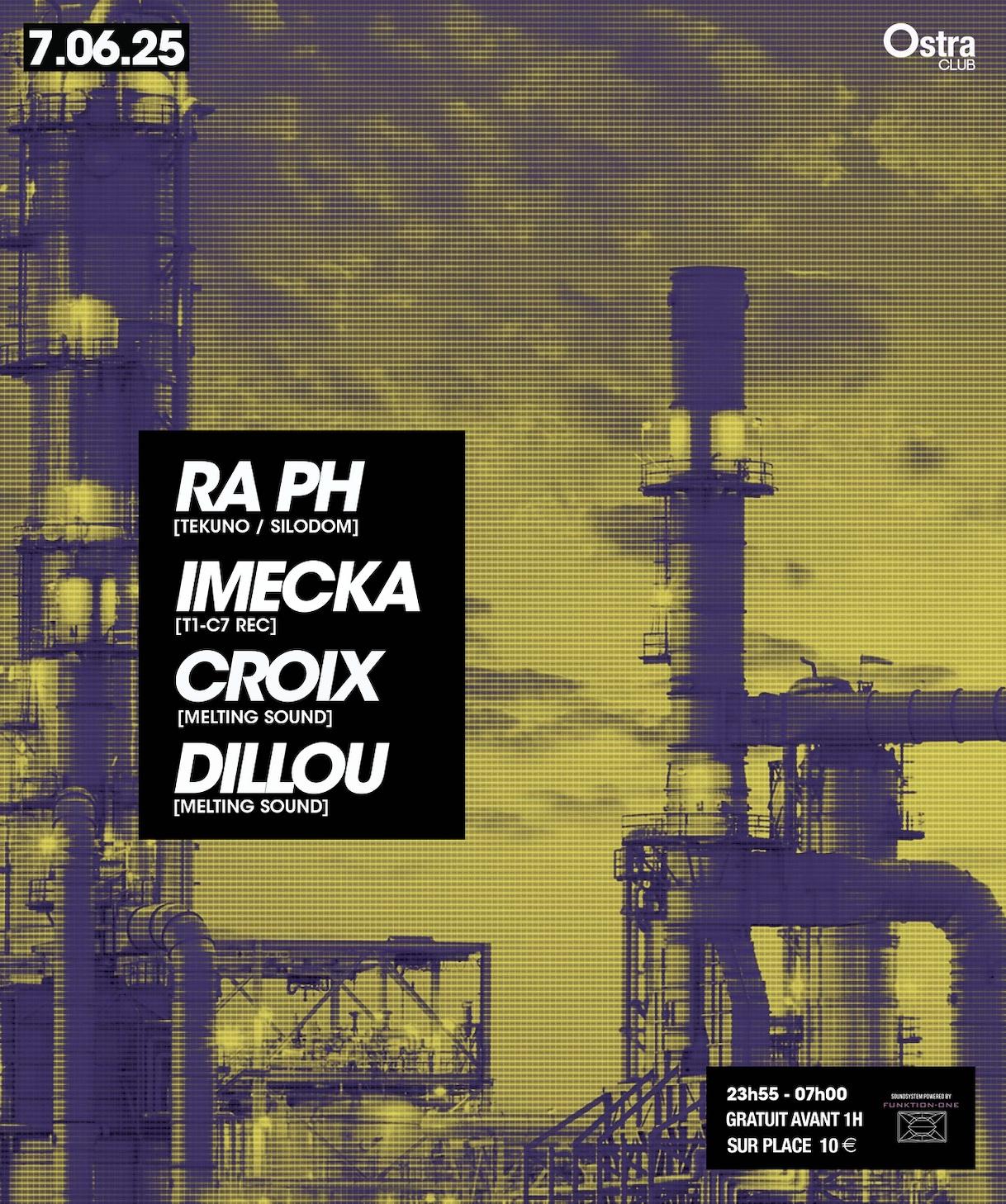 Melting Sound Invite Ra Ph, Dillou, Croix, Imecka