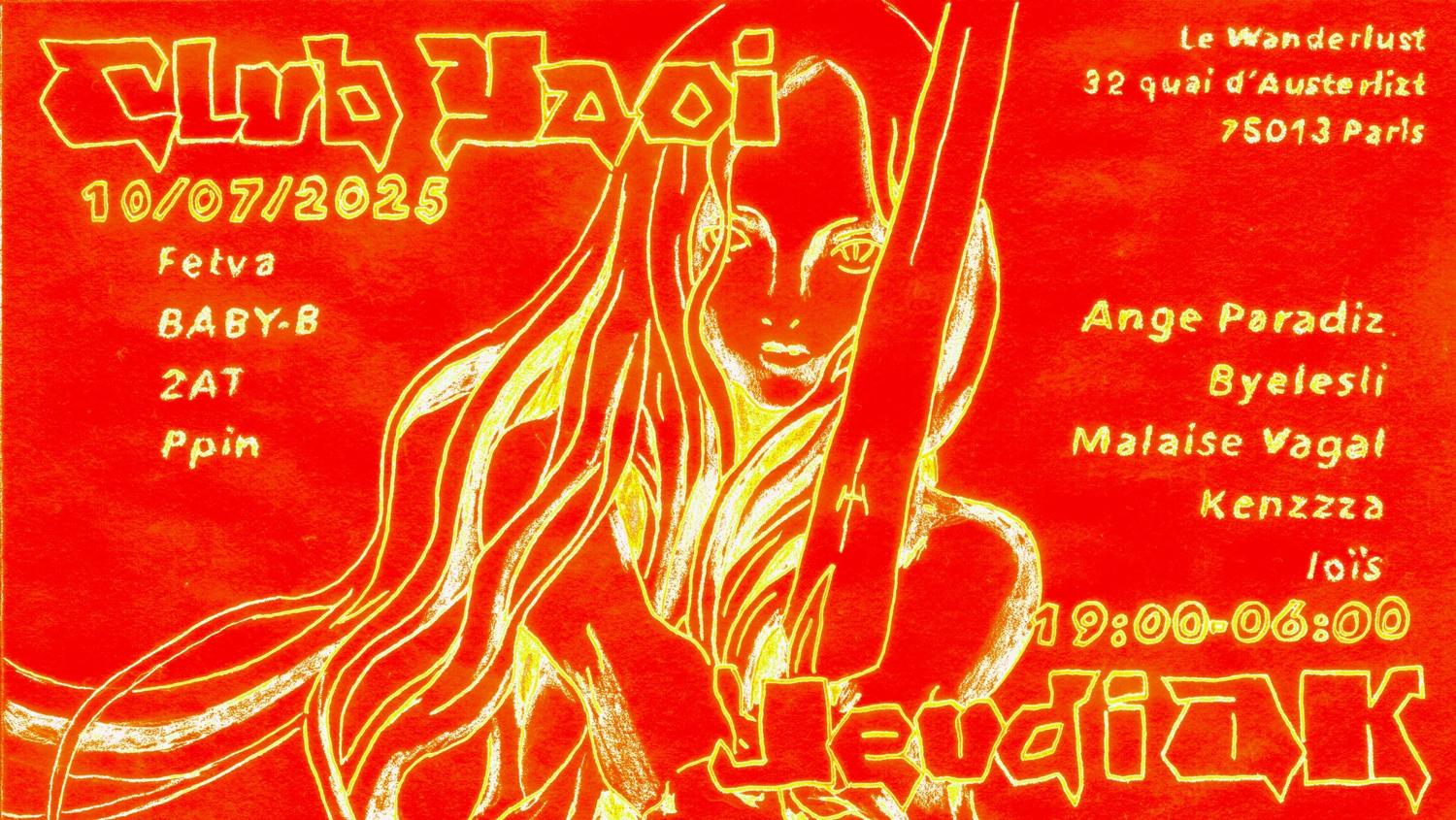 Jeudi Ok: Club Yaoi