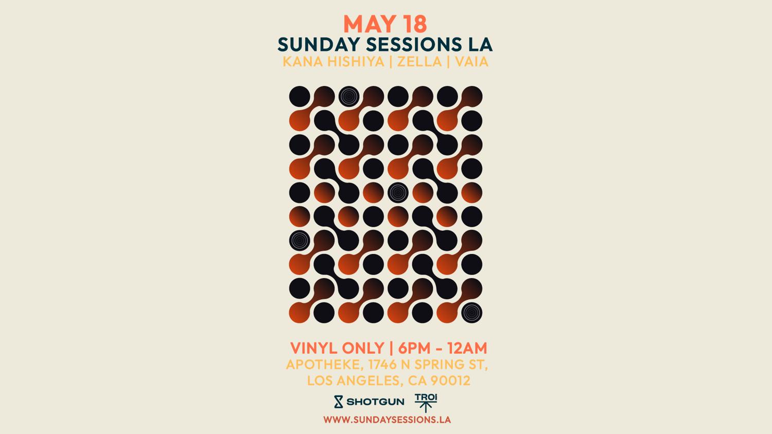 Sunday Sessions La (Vinyl Only) [Tickets Avail At The Door] Open-Air