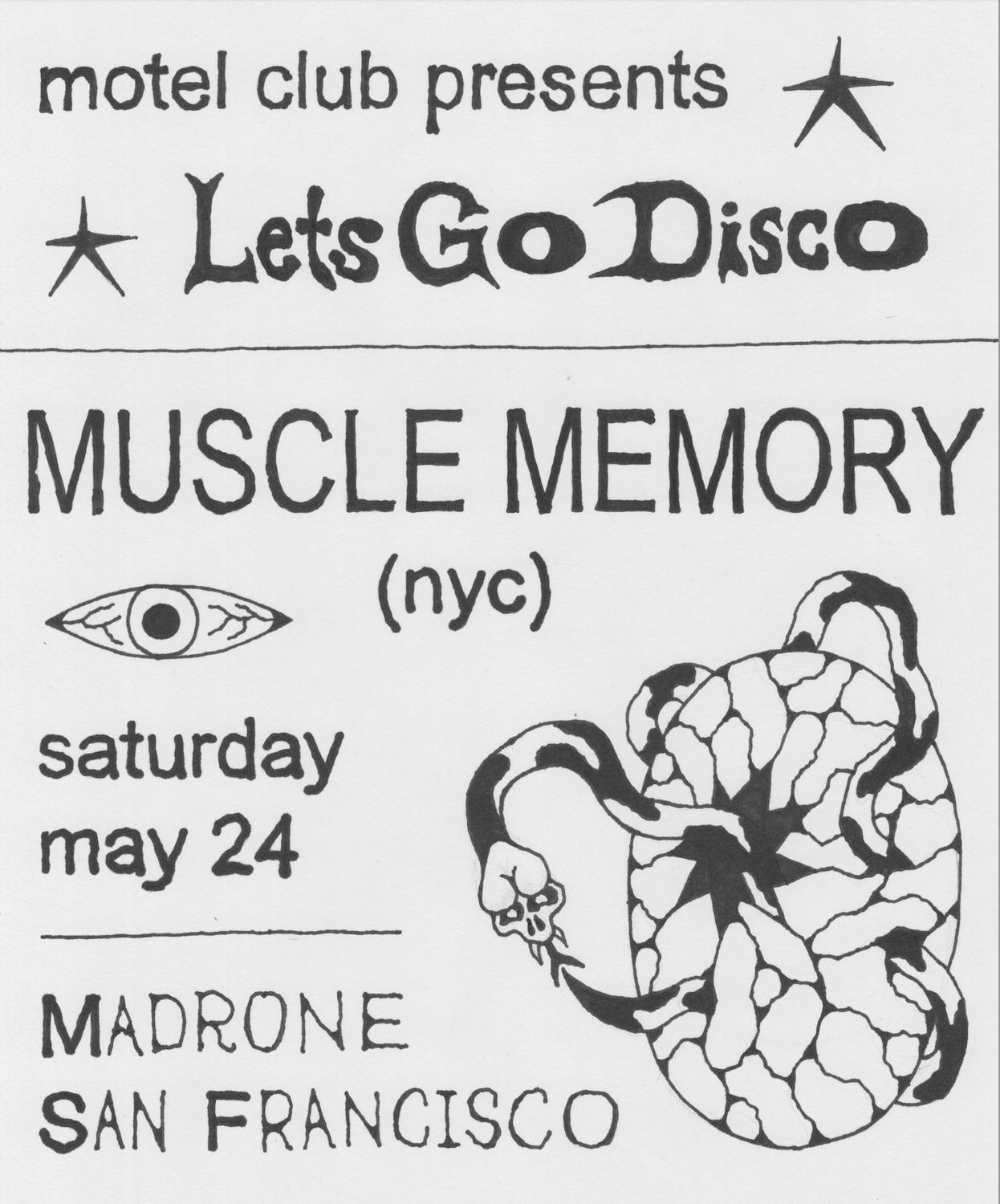 Motel Club Presents Let'S Go Disco With Special Guest Muscle Memory