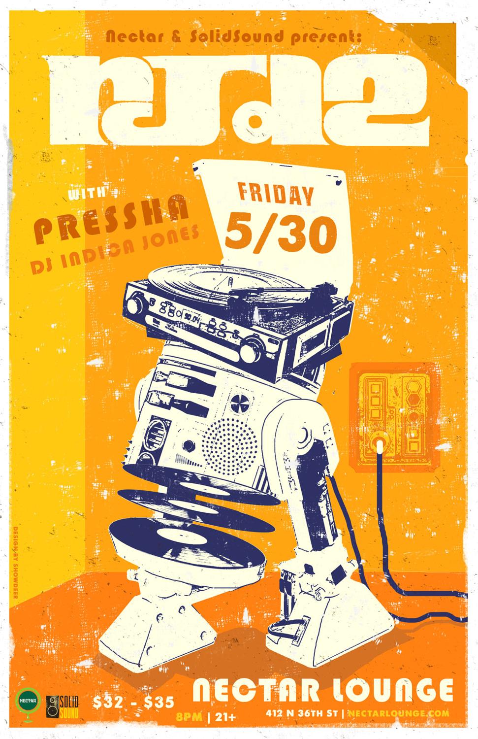 Rjd2 With Pressha, Dj Indica Jones